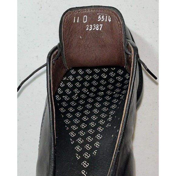 Allen Edmonds Shoes Mens Black 11D Cushion Heel Pad Dress Oxford 23387 5514